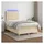 vidaXL Boxspringbett 120 x 200 cm H1 Creme
