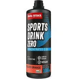 Body Attack Zero Sports Drink Blutorange Drink 1000 ml