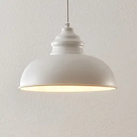 LINDBY Cliona 1-flg. 30,8 cm rund weiß