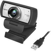 Logilink UA0377 - Konferenz HD-USB-Webcam, 120° Dual-Mikrofon manueller Fokus,