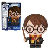 Spin Master 4D Build - Harry Potter - 3D-Puzzle des beliebten Filmheldens aus hochwertigem Karton, 87 Teile, für Fans der magischen Abenteuerserie ab 12 Jahren, Rot und Gold