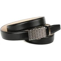 Anthoni Crown Damengürtel Leder schwarz 110