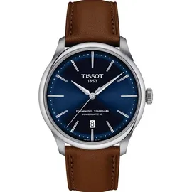 TISSOT Chemin des Tourelles Powermatic-80 Leder 39 mm T1398071604100