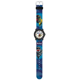 Scout Crystal 280305038 Quarz blau Armbanduhr
