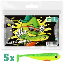 Lieblingsköder Gummifisch Green Lemon 7,5 cm