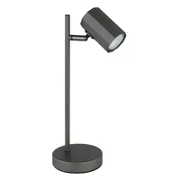 GLOBO Tischlampe Tischleuchte Schreibtischlampe Leselampe grau Spot beweglich, Metall