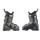 La Nordica-Extraflame Speedmachine 3 95 X W Damen Skischuhe Anthrazit-Schwarz-Gold 26,5