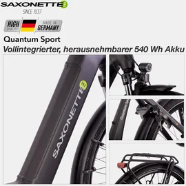 Saxonette Quantum Sport 48 cm 28 Zoll Unisex silber