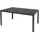 INDA-EXCLUSIV Gartentisch 180 x 90 x 74 cm Anthrazit/Grau