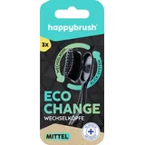 happybrush Eco Change Wechselköpfe 3 Stück