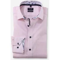 Olymp Langarmhemd Business Hemd - Slim Fit rosa 43