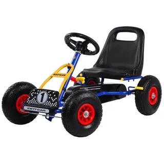 KETTLER Tretfahrzeug KETTLER Kettcar Retro, Luftreifen, Kupplung, Handbremse blau