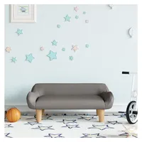 vidaXL Kindersofa Taupe 70x40x24 cm Stoff