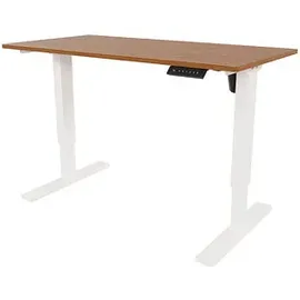 BISLEY Schreibtisch E-StarterTech Walnuss / Weiß