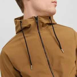 JACK & JONES Herren JJEBASIC Softshell Hood NOOS Kurzjacke, Otter,M