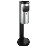 Tkg Abfall-Ascher Rondo neusilber mit Standfuß