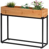Proregal Hochbeet 80 x 62 x 16 cm Schwarz