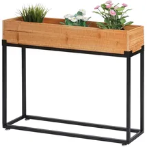 Proregal Hochbeet 80 x 62 x 16 cm Schwarz