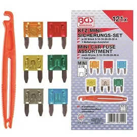 BGS Technic - Kfz-Sicherungs-Sortiment mini 121-tlg.
