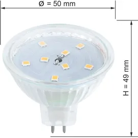 sebson LED Lampe 10x GU5.3 4W warmweiß 280 lm