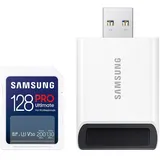 Samsung PRO Ultimate R200/W130 SDXC 128GB USB-Kit, UHS-I U3, Class 10 (MB-SY128SB/WW)