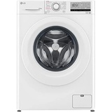 LG F4WV31X3G, Klasse B, Frontlader-Waschmaschine 10,5 kg, 1400 U/min, AI Direct Drive, Wi-Fi, Tiefenreinigung mit Dampf, Größere Kapazität, Außentür aus Sicherheitsglas, 62 x 60 x 85 cm ꟷ Weiß