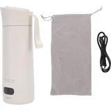 Reise-Wasserkocher, 300 W, 400 ml, Edelstahl, 3 Minuten schnelles Aufheizen, tragbarer kleiner Warmwasserboiler mit Display für den Außenbereich,...