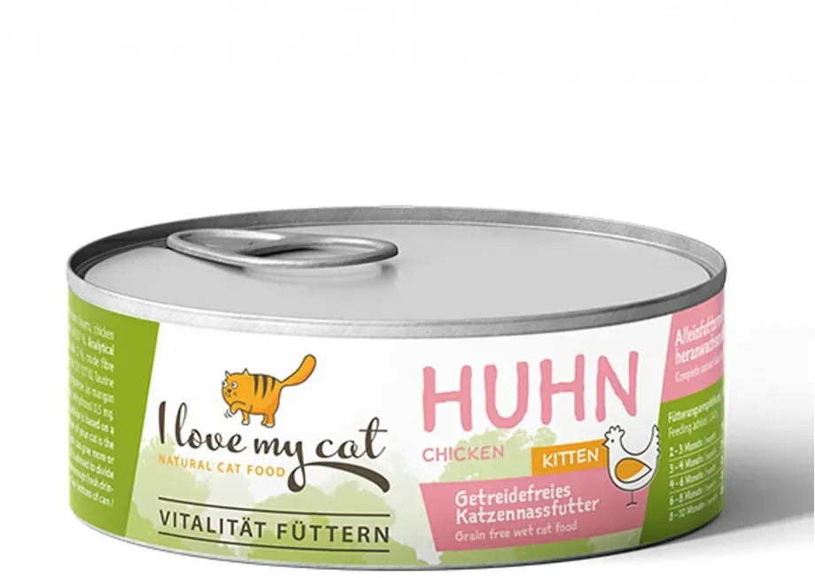 I love my cat Kitten Nassfutter mit Huhn 100 g 100 g