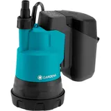 Gardena Akku-Klarwasser-Tauchpumpe 2000/2 18V P4A Set, inkl. 1x Li-Ion Akku 2,5Ah, Ladegerät