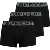 Superdry M3110450b Boxershorts 3 Einheiten - Triple Black/Grey -