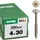 SPAX Korpusschraube T-STAR plus Teilgewinde 4 x 30 mm 200 Stück