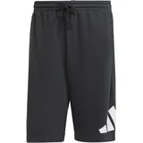 adidas Essentials Big Logo French Terry Kurze Hose Black / White XL