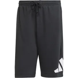 adidas Essentials Big Logo French Terry Kurze Hose Black / White XL