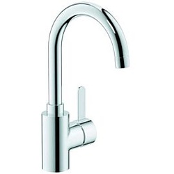 Grohe Eurosmart Cosmopolitan Waschtischarmatur 23933001 L-Size, Ablaufgarnitur, glatter Köper, chrom