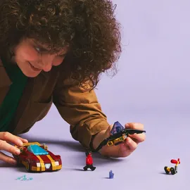 LEGO Marvel Super Heroes Iron Man Auto und Black Panther vs. Red Hulk 76310