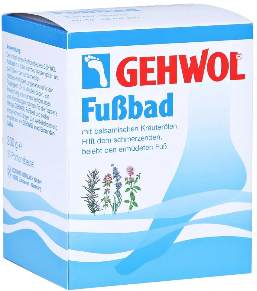 Preisvergleich Produktbild Gehwol Fußbad Portionsbeutel 10X20 g