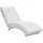 CASARIA Relaxliege London Kunstleder 186 x 89 x 0 cm Weiß mit Liegeposition