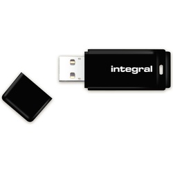 Integral USB2.0 DRIVE USB-Stick USB Typ-A 2.0 (8 GB, USB A, USB 2.0), USB Stick, Schwarz