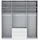 Wiemann Falttürenschrank Monaco 197,4 x 236 x 58 cm Beige/Braun
