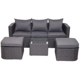 MCW Lounge-Set, anthrazit, Kissen dunkelgrau