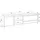 SKRAUT HOME Lowboard 212x61 cm Beige Holzwerkstoff