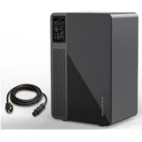 Marstek Jupiter C Solarspeicher 2,56kWh inkl. 800W Mikro-Wechselrichter, für Balkonkraftwerk mit Speicher, 4 MPPT Solareingang, LCD Display, Plug&Play