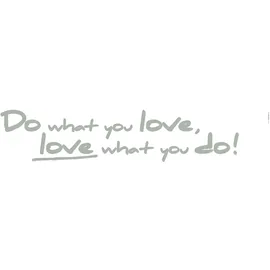 KOMAR Deko-Sticker Do What You Love 14 cm x 70 cm