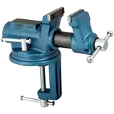 BAHCO Schraubstock mit runder Führung und Austauschbaren Backen, 63 mm - Zwinge, Schraubstock Führungstisch (54 mm)