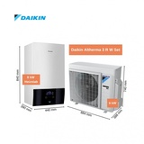 Daikin Altherma 3 R W Komplett-Set 6 kW Wärmepumpe Heizstab 9 kW Heizen Kühlen