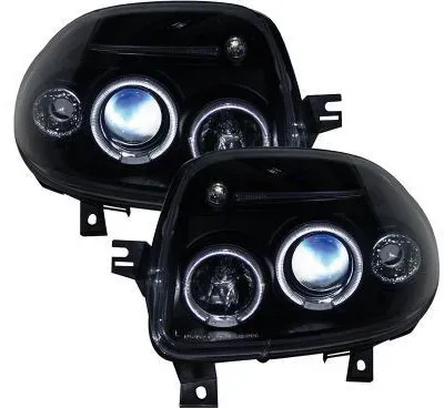 Kristall-Scheinwerfer ANGEL EYES CLIO I (96–98) - schwarz