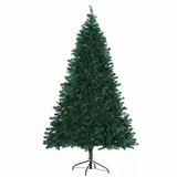 Homcom Weihnachtsbaum Tannenbaum Christbaum 1000 Äste Fichte PVC Metall,