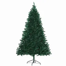 Homcom Weihnachtsbaum Tannenbaum Christbaum 1000 Äste Fichte PVC Metall,