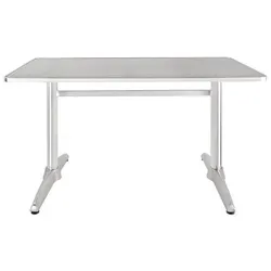 Bolero Tisch Edelstahl 120x60cm, von Bolero