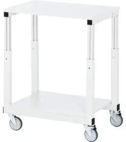 Rau Tischwagen Serie E, B700xT500xH650-1000mm, Hartlaminat-Platte 30mm
